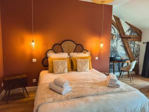 Postel nebo postele na pokoji v ubytování Villa Valdejo