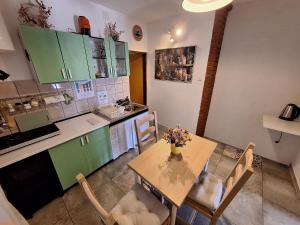 Kuchyňa alebo kuchynka v ubytovaní Studio Apartments Fancy 2