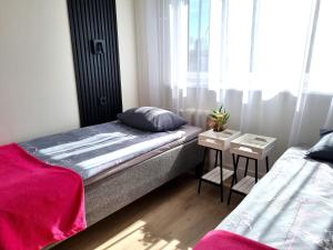 Posteľ alebo postele v izbe v ubytovaní Räpina Apartment