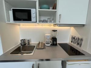 Η κουζίνα ή μικρή κουζίνα στο Studio Cosy et idéalement placé +10 φωτογραφίες