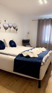 Postel nebo postele na pokoji v ubytování Hotell Lamar