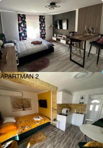 Кът за сядане в Apartmani Martina