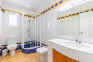 Kúpeľňa v ubytovaní Villa Rakhi
