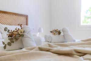 Posteľ alebo postele v izbe v ubytovaní Villa Rakhi