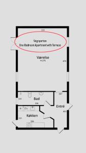 Půdorys ubytování Staevnegaarden