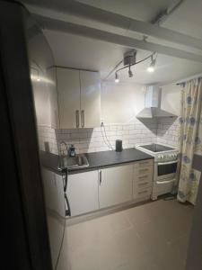 Köök või kööginurk majutusasutuses Lägenheter i Luleå