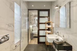 Koupelna v ubytování Nival Luxury Suites