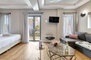 Posteľ alebo postele v izbe v ubytovaní Nival Luxury Suites