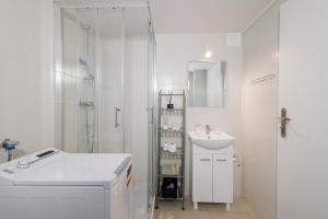 Koupelna v ubytování Apartamenty przy Parku