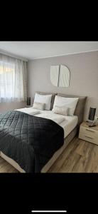 Postel nebo postele na pokoji v ubytování Haus Ilmer