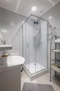 Koupelna v ubytování Apartamenty przy Parku + 37 fotografií