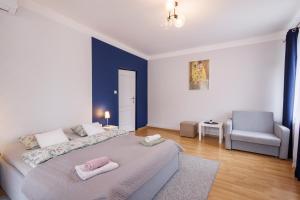 Posezení v ubytování Apartamenty przy Parku
