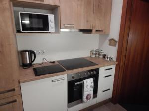 Virtuvė arba virtuvėlė apgyvendinimo įstaigoje Grubhof Treetops