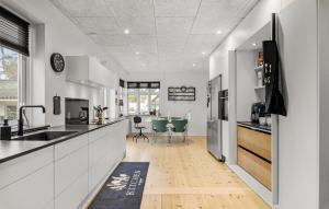 Kuchyň nebo kuchyňský kout v ubytování Stunning Home In Fjerritslev With Wifi