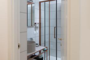 Koupelna v ubytování Borgofreddo Luxury Suite