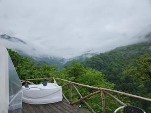 Paesaggio naturale nelle vicinanze di questo campeggio di lusso