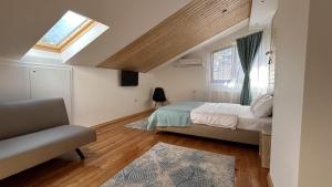La Casa Verde客房内的一张或多张床位