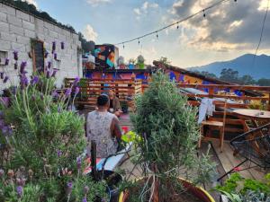 Γενική θέα στο βουνό ή θέα στο βουνό από  αυτό το hostel