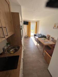 Kuchyň nebo kuchyňský kout v ubytování Babsi Appartments - leben am Land