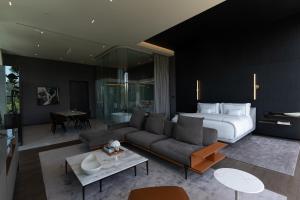 Posezení v ubytování Alexander Hotel