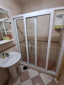 Koupelna v ubytování Apartman Verica