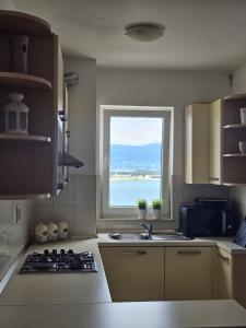 Kuchyň nebo kuchyňský kout v ubytování Apartment Antonia