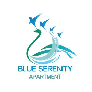 a group of birds on a wave logo at Blue Serenity Apartment in Ohrid