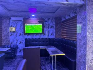 TV a/nebo společenská místnost v ubytování Sugarland Hotel and Suite