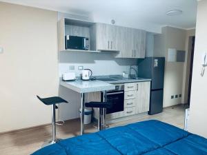 Η κουζίνα ή μικρή κουζίνα στο Departamento Home Studio +15 φωτογραφίες