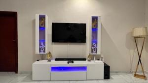 TV a/nebo společenská místnost v ubytování Medo Luxury Houses 2 pieces + 8 fotografií
