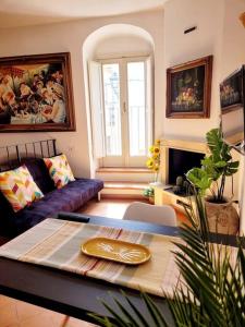 Χώρος καθιστικού στο Art House Centro - Gargano