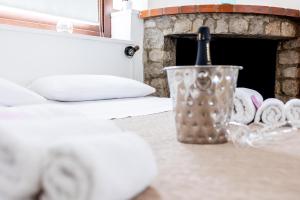 Postel nebo postele na pokoji v ubytování Zangara Flat