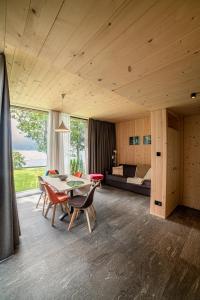 Χώρος καθιστικού στο Hotel Le Prese