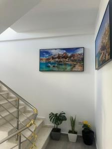 TV a/nebo společenská místnost v ubytování Vila Brilant + 36 fotografií