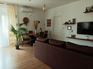 TV a/nebo společenská místnost v ubytování Asfodelo Home