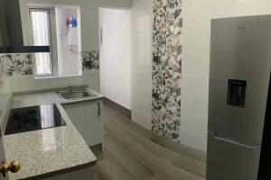 Köök või kööginurk majutusasutuses Piso céntrico en Moguer