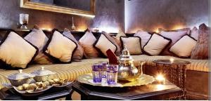 Istumisnurk majutusasutuses Hôtel lhamra