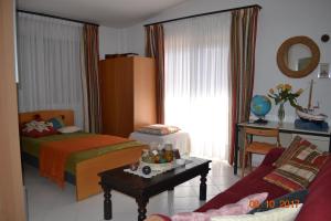 Posteľ alebo postele v izbe v ubytovaní Beautiful maisonette (Όμορφη μεζονέτα)