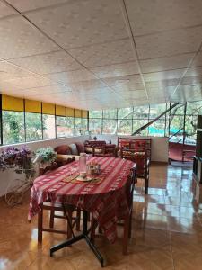Χώρος καθιστικού στο Casa familiar Rumichaca
