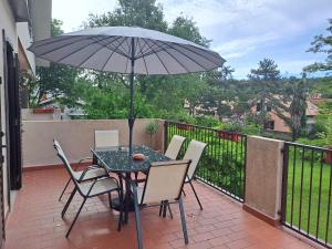 En balkong eller terrasse på Verdemare