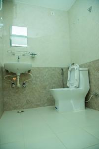 Koupelna v ubytování Hotel Pokhara Suites