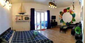 Postel nebo postele na pokoji v ubytování Ky Co Nhon Ly Summer House