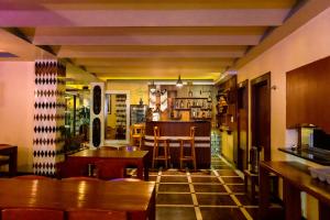 Χώρος καθιστικού στο Hotel Glory Garden