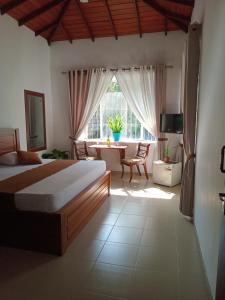 Ένα ή περισσότερα κρεβάτια σε δωμάτιο στο Jal,Min Homestay +67 φωτογραφίες