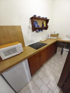 Kuchyň nebo kuchyňský kout v ubytování Apartmán Nové Hrady