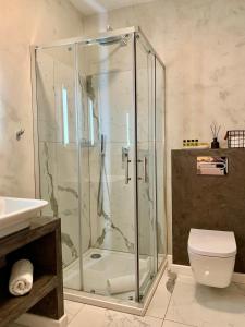 Łazienka w obiekcie REMAR - Apartamentai prie Necko Ežero