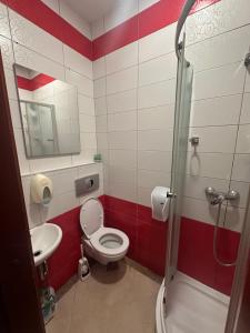 Koupelna v ubytování Hostel Vagabond