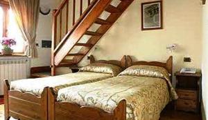 Postel nebo postele na pokoji v ubytování Chalet Chez Nous
