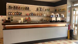 Lounge nebo bar v ubytování Hôtel Elaïa