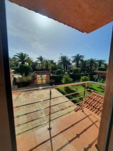 una vista dal balcone di una casa di Destination Paradis-Ben Slimane a Ben Slimane